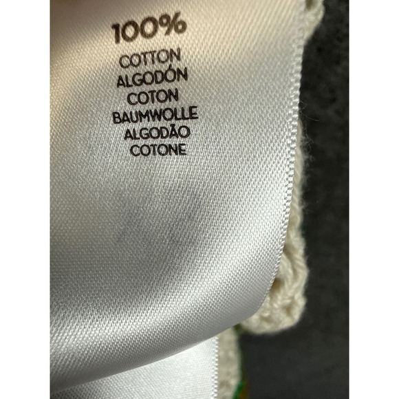 NWT MOTHER The Benefits Dress Size XS Striped Crochet Fringe Midi Cotton Anthro - Picture 7 of 12